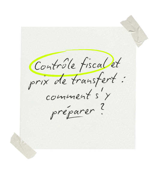 Contrôle fiscal et prix de transfert