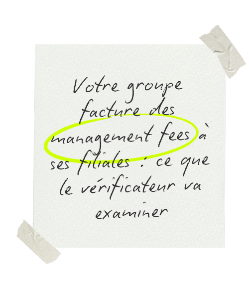 TeaPea - management fees prix de transfert